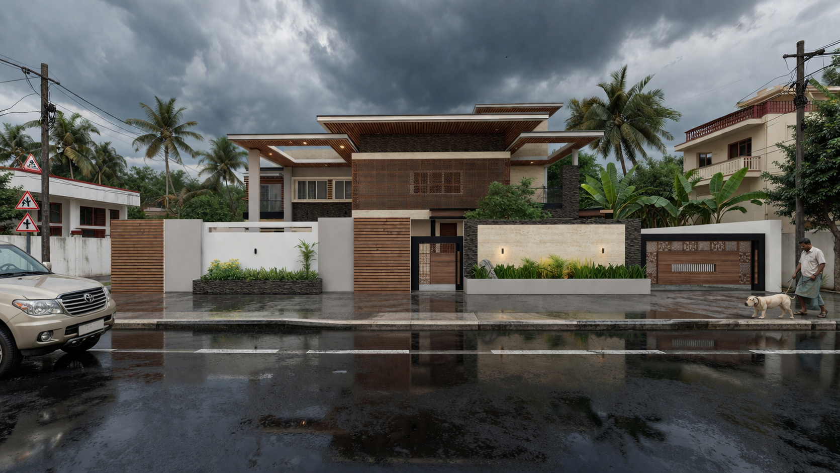 Gandhi's Residence